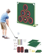Golf Game Play Set Kids Chipping Game Target Practice Indoor Outdoor Toy Fun