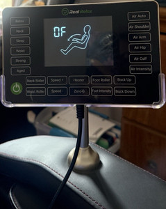 Real Relax Electric Massage Chair Black Faux Leather Heater Zero-G Foot Roller