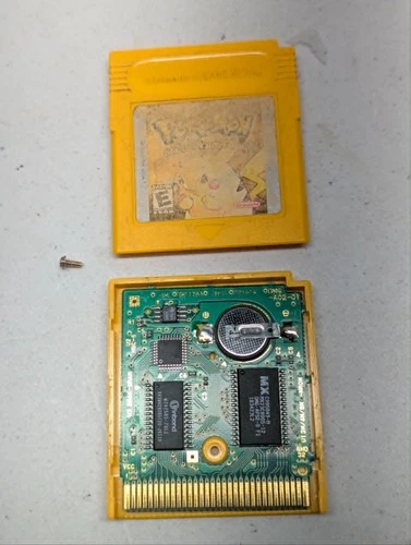 Pokemon 1998 Yellow Version Nintendo Gameboy Color *Authentic* *Tested* Saves