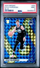 2024 PANINI MOSAIC BLUE #231 KYLE FILIPOWSKI 44/199 PSA 9