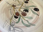 POTTERY BARN - ITALY LARGE PLATTER OLIVES VINES DESIGN 15'' — photo 3
