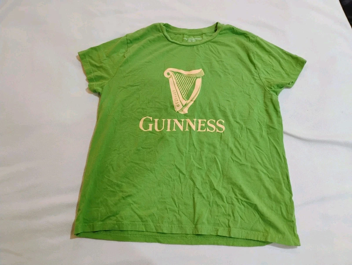 T-shirt Guinness 'Bouchon De Bouteille' – Chiné Vert, Homme, 2XL (neuf Avec étiquette)