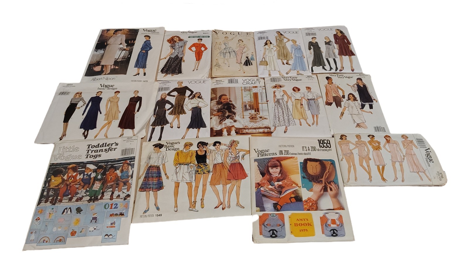 Vogue Women's Sewing Patterns Lot - Vintage Original Assorted Styles