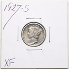 1927-S 10C Mercury Winged liberty Silver Dime in XF Condition #6258