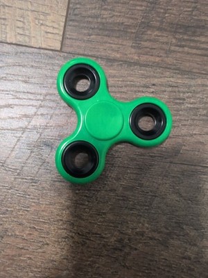 Tri Spinner Fidget Spinning Toy for ADHD Hand Desk Focus Green