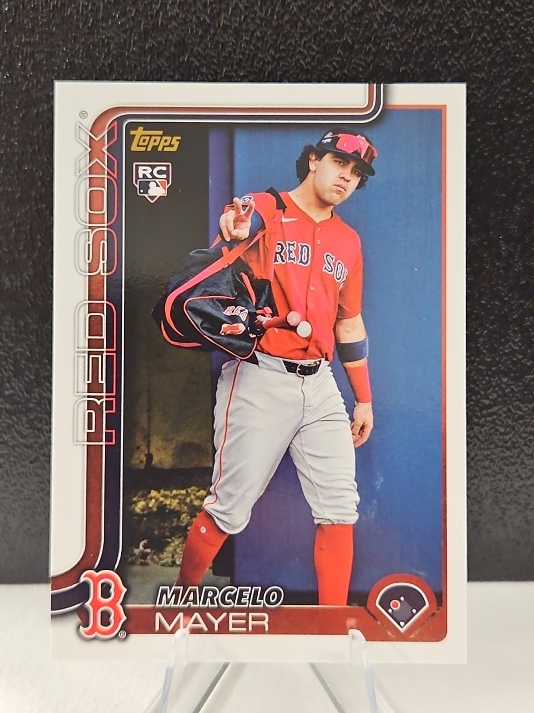 2025 Topps Update Marcelo Mayer SSP Golden Mirror RC Variation #US105 Red Sox