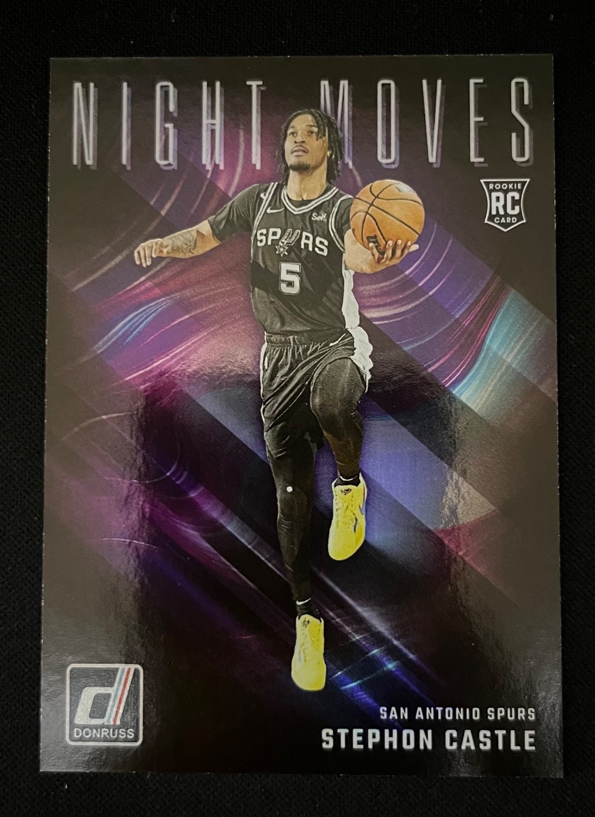 Stephon Castle 2024-25 Panini Donruss Night Moves RC Rookie Case Hit SSP #11