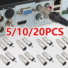 BNC Female to RCA Male Coax Connector Adapter Converter For CCTV Camera