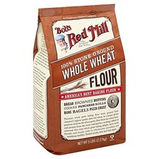 Bob's Red Mill Flour Whole Wheat, 5-pounds