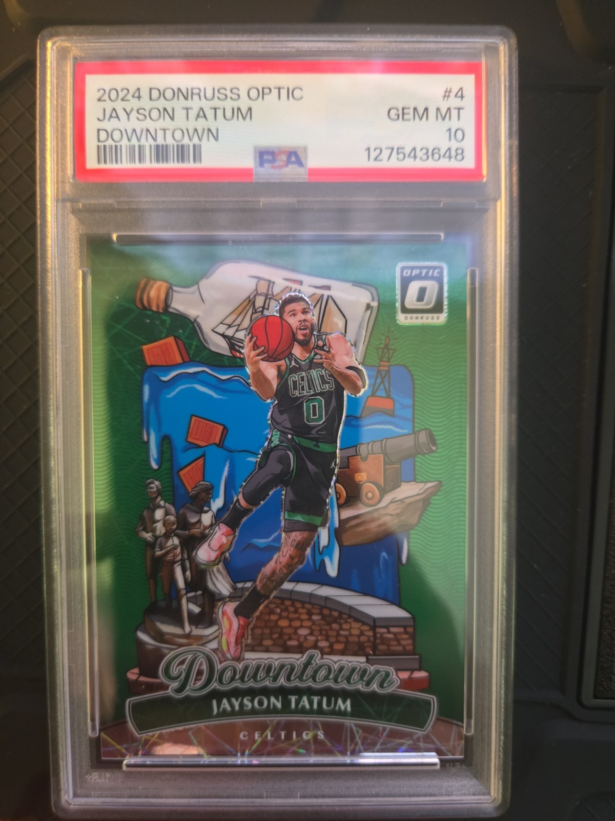 2024 Donruss Optic Jayson Tatum Downtown #4 PSA 10