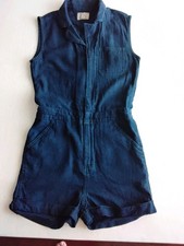 Polo Ralph Lauren Niña Denim Mameluco Mono Talla 12 Jean Shorts