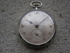 OROLOGIO DA TASCA REMONTOIR CASSA ARGENTO TASCABILE CIPOLLA TASCHINO FUNZIONANTE