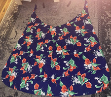 Vintage Hilo Hattie's Hawaii Tropical Floral Wrap Style Dress or Robe