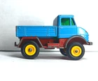 Vtg Matchbox Lesney Mercedes Benz Unimog Blue/Red No 49