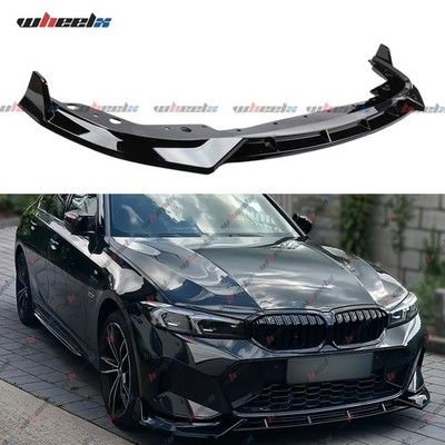 For 2023-2026 BMW M Sport M340i 330i G20 LCI GT Style Front Bumper Lip Splitter