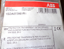 ABB 1SDA073861R1 PBC Prot.Pushb. AP/CH D 8mm E2.2..E6.2, New!!
