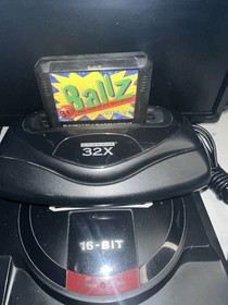 Sega Genesis 1 System With X32 Adapter And Game