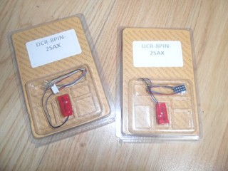 Pair of Unused Hattons DCC DCR 8Pin 2SAX Decoders for Hornby OO Gauge Sets