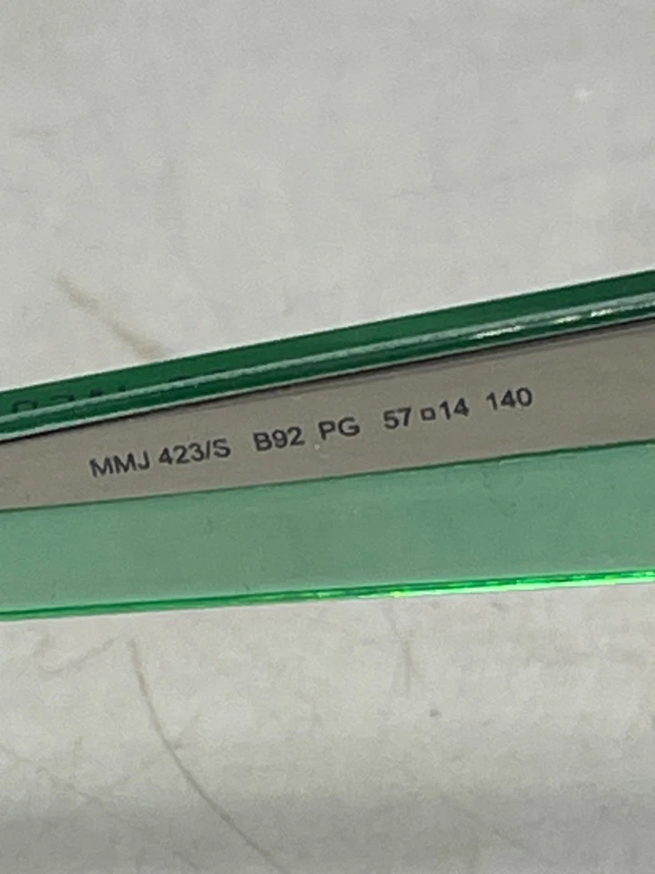 Gafas Marc by Marc Jacobs mmj 423/s b92 pg 57 14 14o verde cuadrado transparente LEER Foto 4 de 4