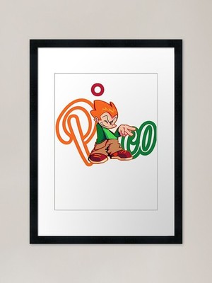 Fnf pico Friday Night Funkin Framed Framed Wall Art Poster Canvas Print Picture