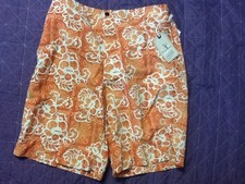 Roundtree Yorke Caribbean Board Shorts Swimwear S25MC326 Size M Apricot Hybrid