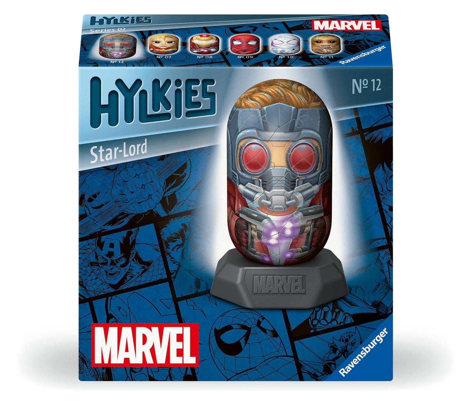Ravensburger Marvel Hylkies Figures Star Lord - Collectable Toys and Gifts for K