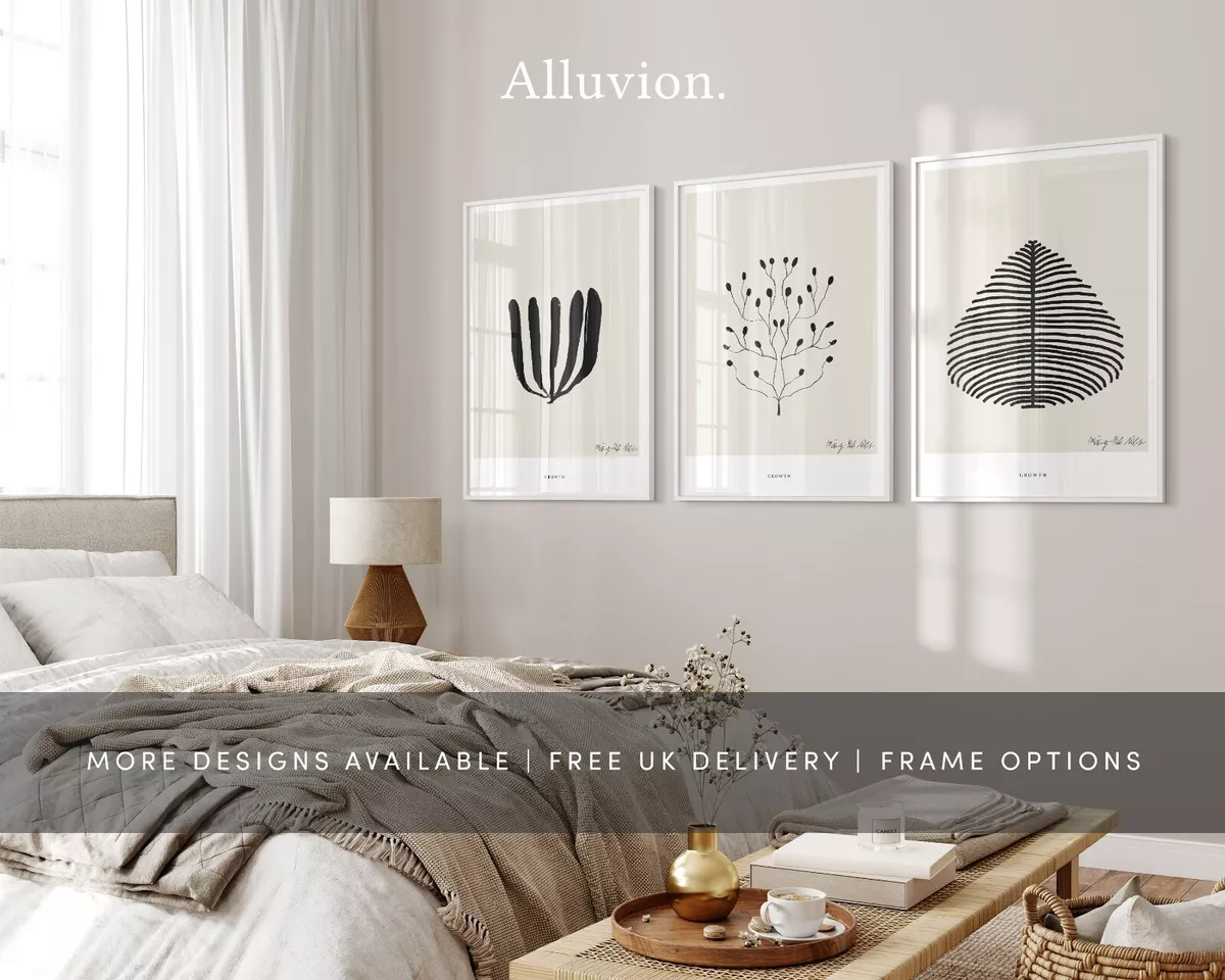 Black 2024 bedroom art