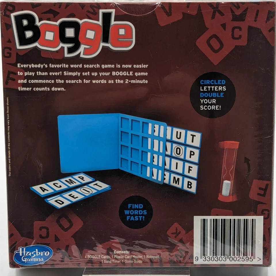 Boggle The 2 Minute Word Game Mini Version Hasbro Brand New And Sealed  - Image 2 of 4