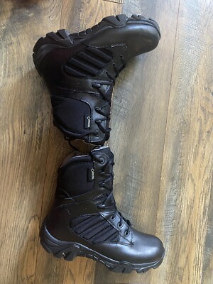 Bates Boots Mens Size 9M Tactical Sport Side Zip Black Leather