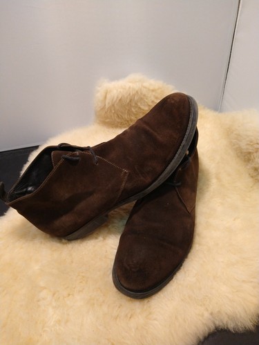 GEOX MENS DESERT CHUKKA BOOTS SUEDE 