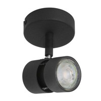 Wandleuchte Spotleuchte Wandstrahler Led Spot Schwenkbar Schwarz Flurleuchte