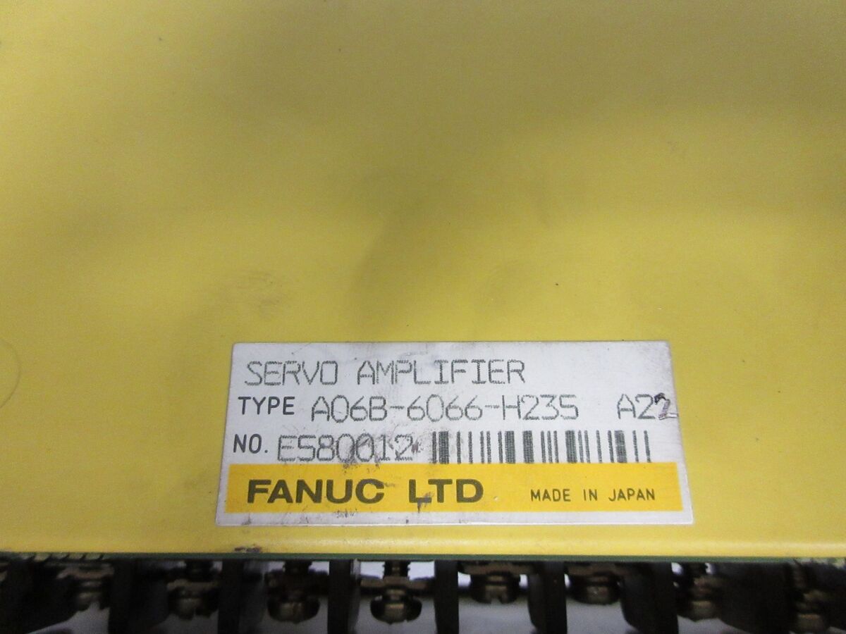 FANUC A06B-6066-H235 USED SERVO AMPLIFIER A06B6066H235 | eBay FANUC A06B-6066-H235 USED SERVO AMPLIFIER A06B6066H235 | eBay