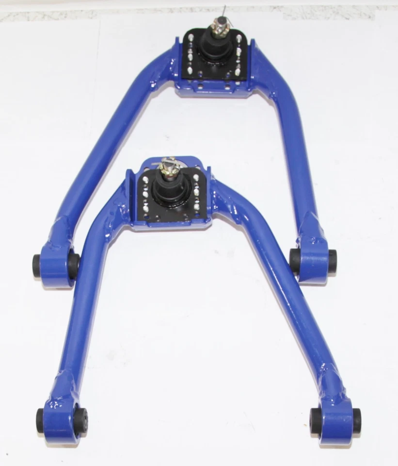 Pair Front Upper Camber Arm fit 2003-2007 Infiniti G35 Base Coupe 2D BLUE 350z - Image 4 of 4