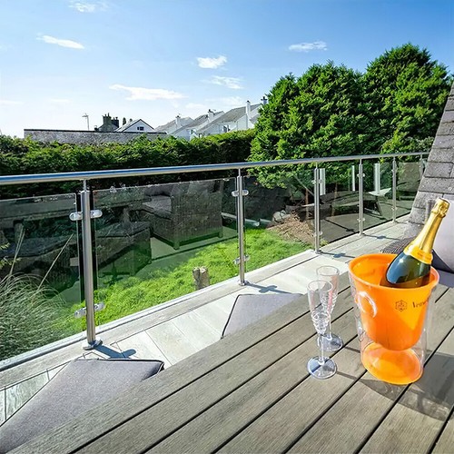 Outdoor Stainless Steel Handrail Pipe Stair Handrail Balustrade Wall Grab Rail - Picture 3 of 58