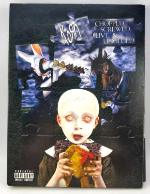 KORN Chopped, Screwed, Live & Unglued DVD + CD + BOOKLET +