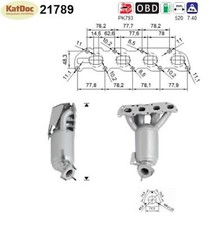 ✅ Katalysator für Opel Adam/Astra J/Corsa D,E/Meriva B, Euro 5