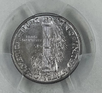 1943 D 10C PCGS MS65FB Mercury Dime | eBay