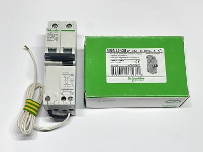 Schneider Multi9 RCCB RCBO A Type RCD 2P 25A C Curve 30mA MGN26435 C60H2C25RA30