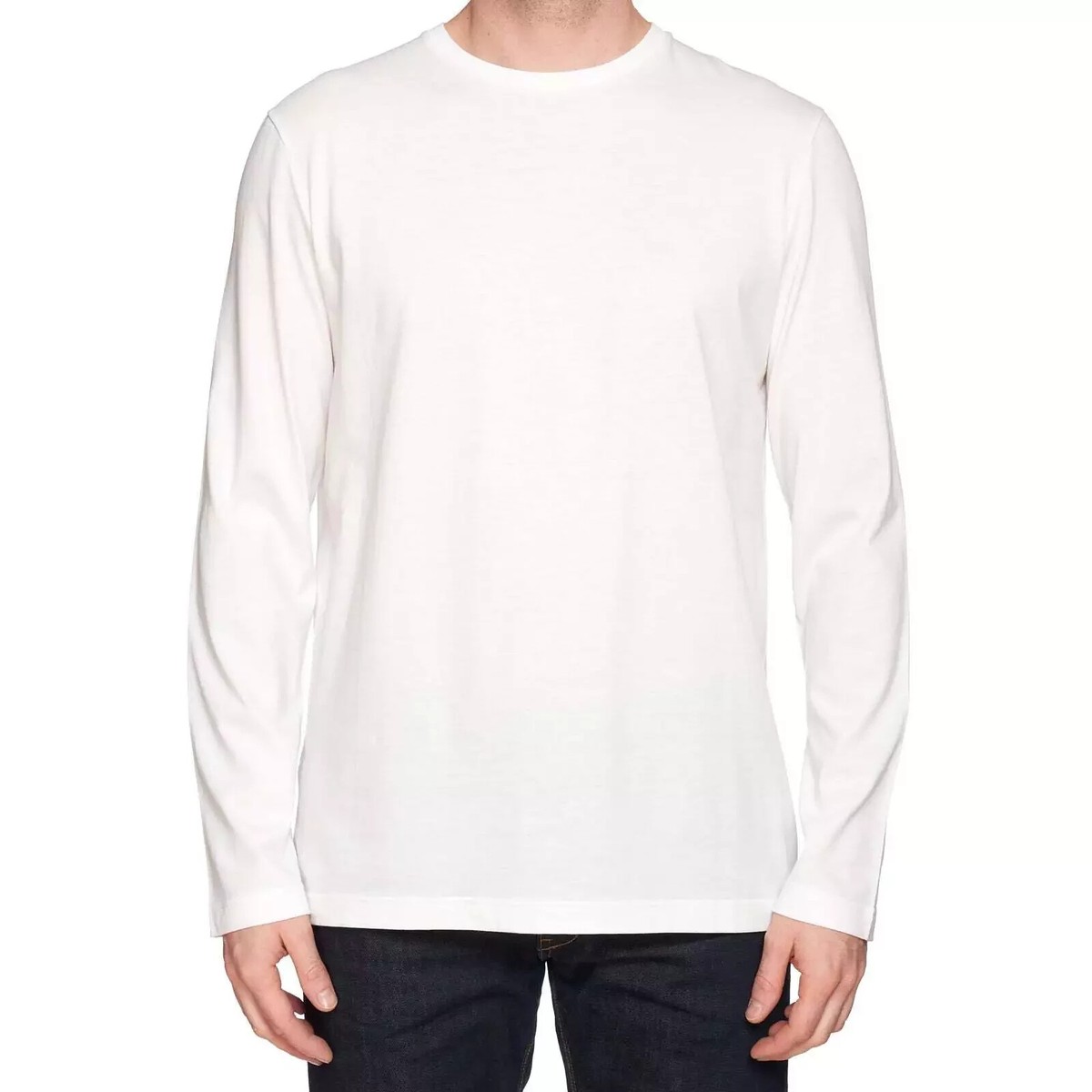 THE ROW Leon L/S T-Shirt Long Sleeve Ivory S 189-K291 | eBay