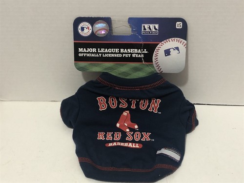 MLB Pet Fan Gear BOSTON RED SOX Dog Shirt Dog Tee for Dogs XS NWT