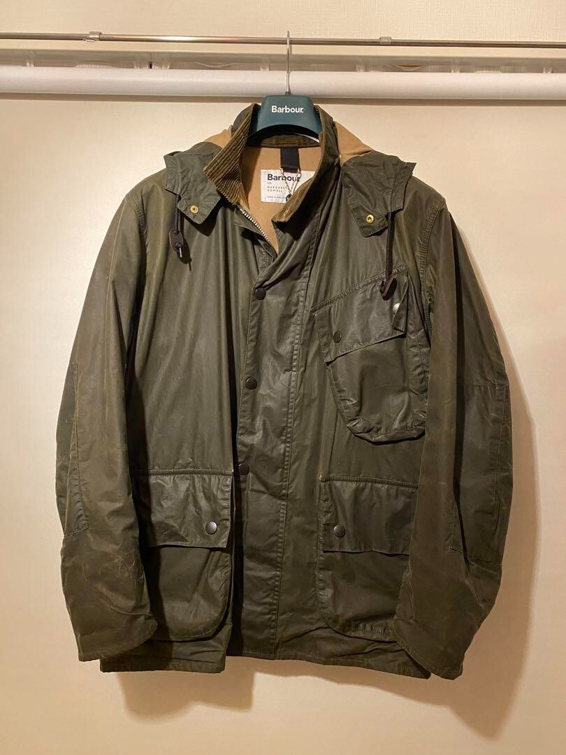 Margaret Howell x Barbour A7 Wax Jacket Small-Size olive