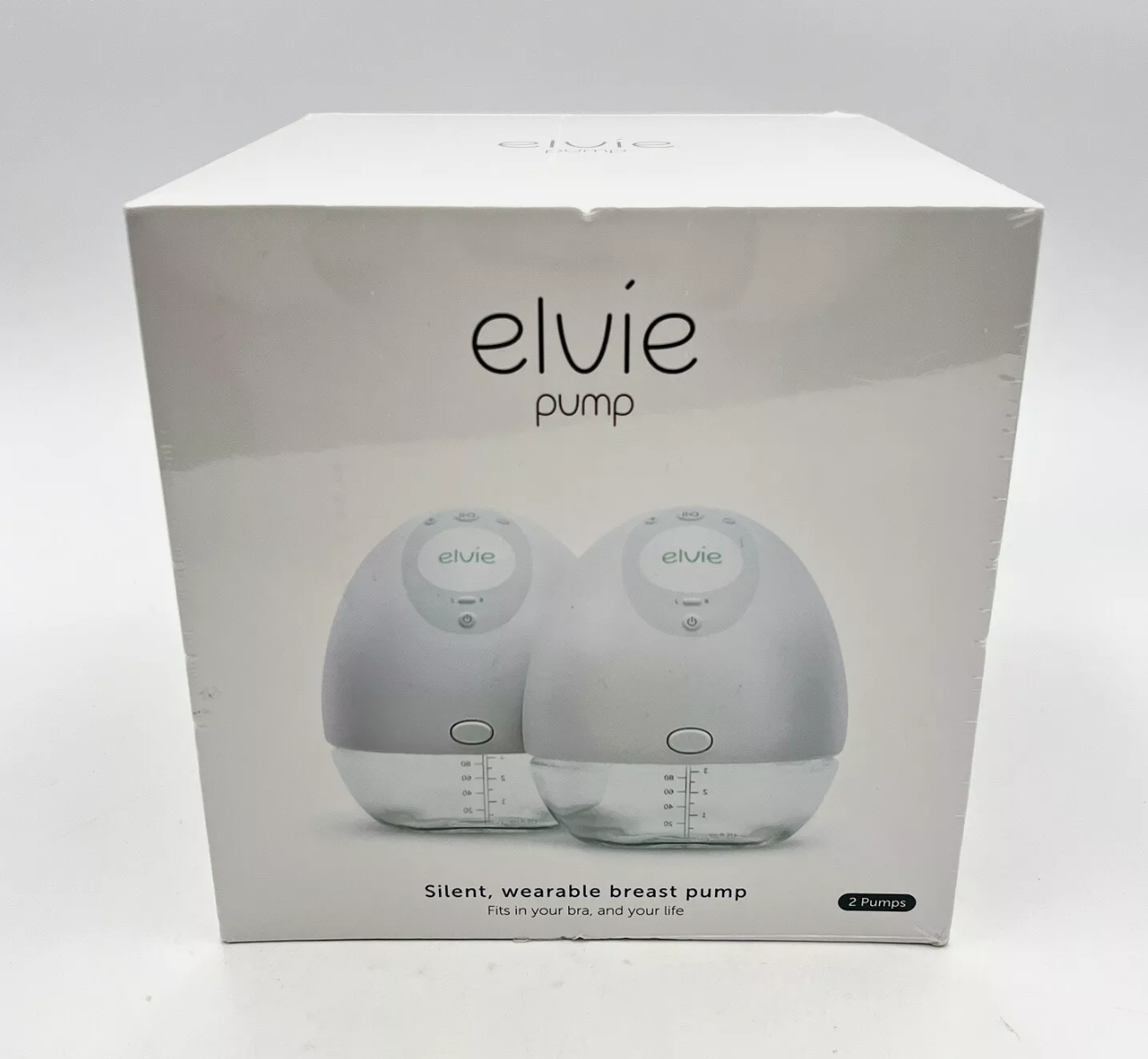 Elvie Double Wearable Breast Pump with App - Smallest Quietest Hands-Free Design-image