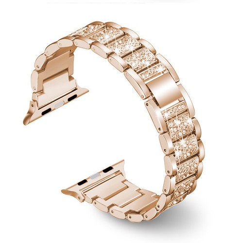Crystal Bling Band Case iWatch Strap For Apple Watch Series 8 7 SE 6 5 3 41 45mm - Picture 9 of 32