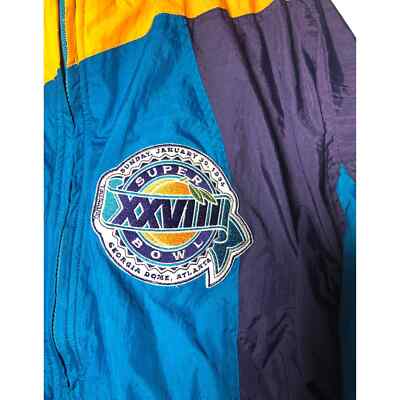 Super Bowl XXVIII Embroidered Vintage Windbreaker | eBay