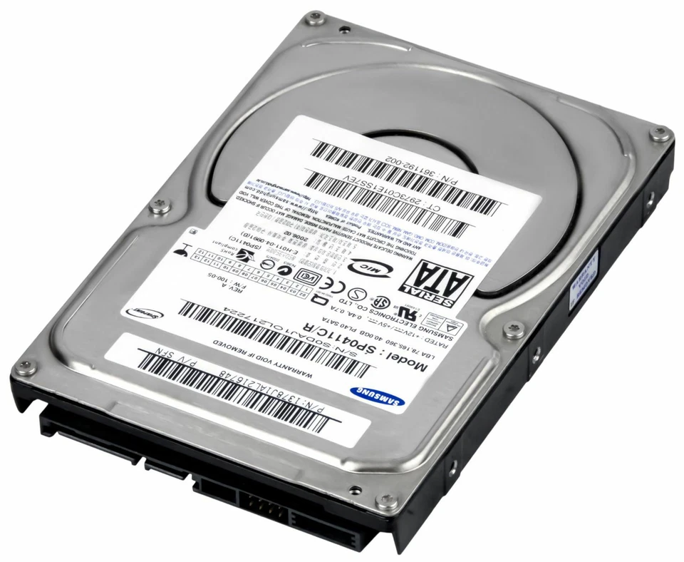 Hard Drive Samsung Spinpoint PL40 SP0411C/R 40GB 7200RPM 2MB SATA 3.5'' - Image 2 of 3