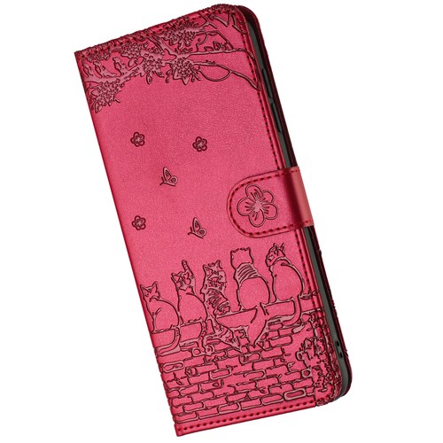 Flip 3D Embossed Patterned PU Leather Card Pocket Wallet Stand Case Lot Cover 8 - Picture 65 of 68