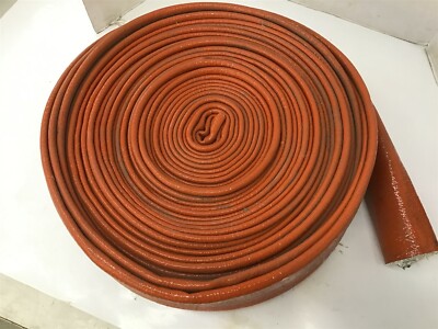 Protective Hosing 98' L x 3-1/4'' ID Interior Lined With Glass Cloth