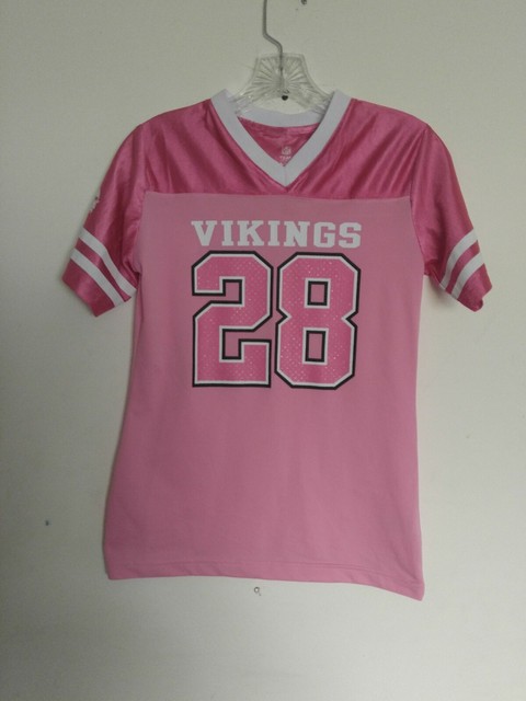 minnesota vikings pink jersey