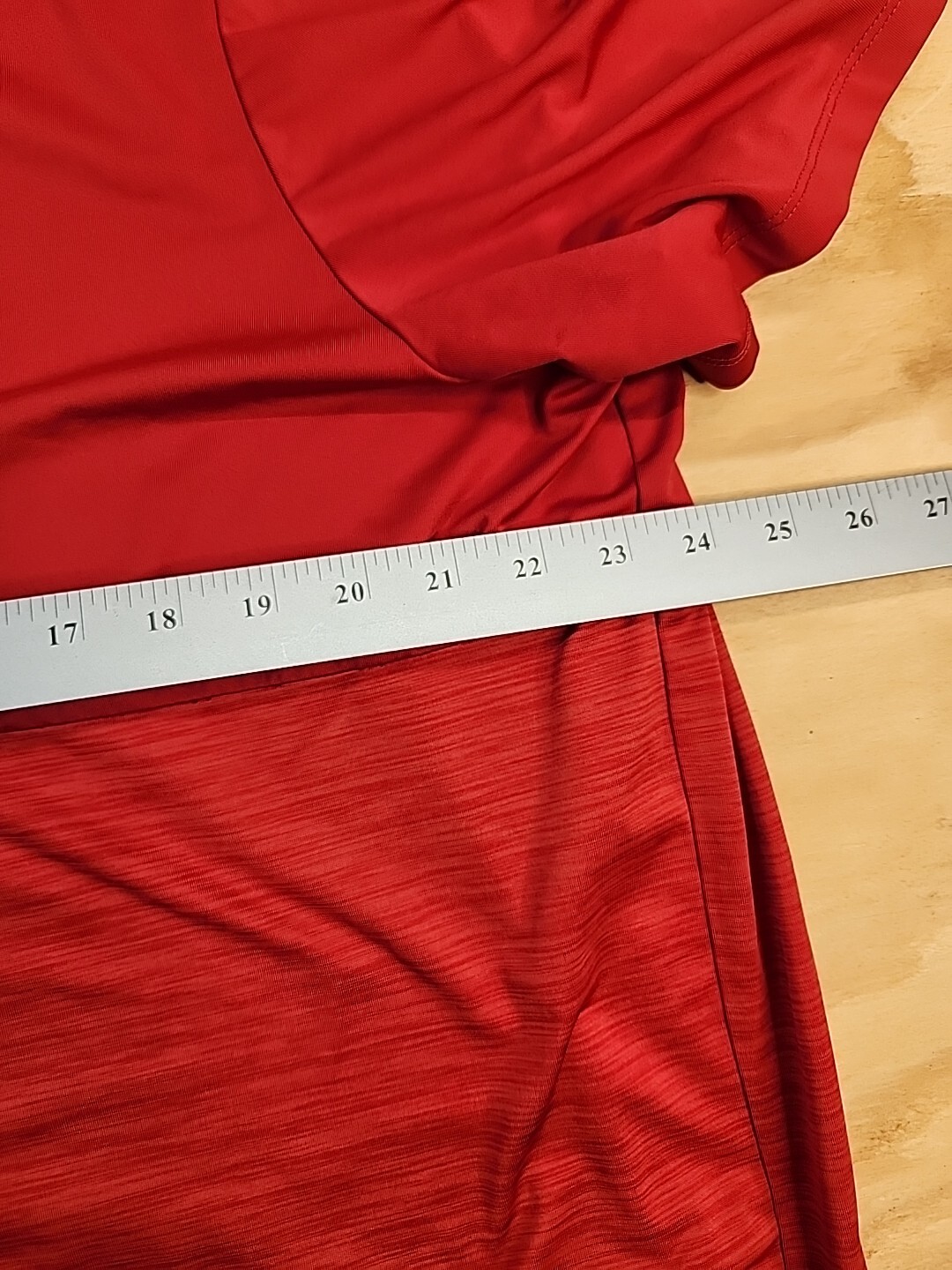 Mizuno Performance Red Lightweight Poly Blend Pol… - image 3