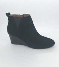 829 Vionic Womens Parkwood Paloma Ankle Bootie Black Size 9 US